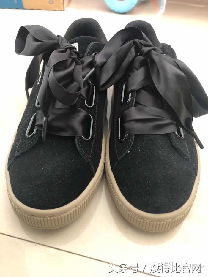 puma彪马板鞋厚底怎么辨真假,puma彪马女鞋蝴蝶结