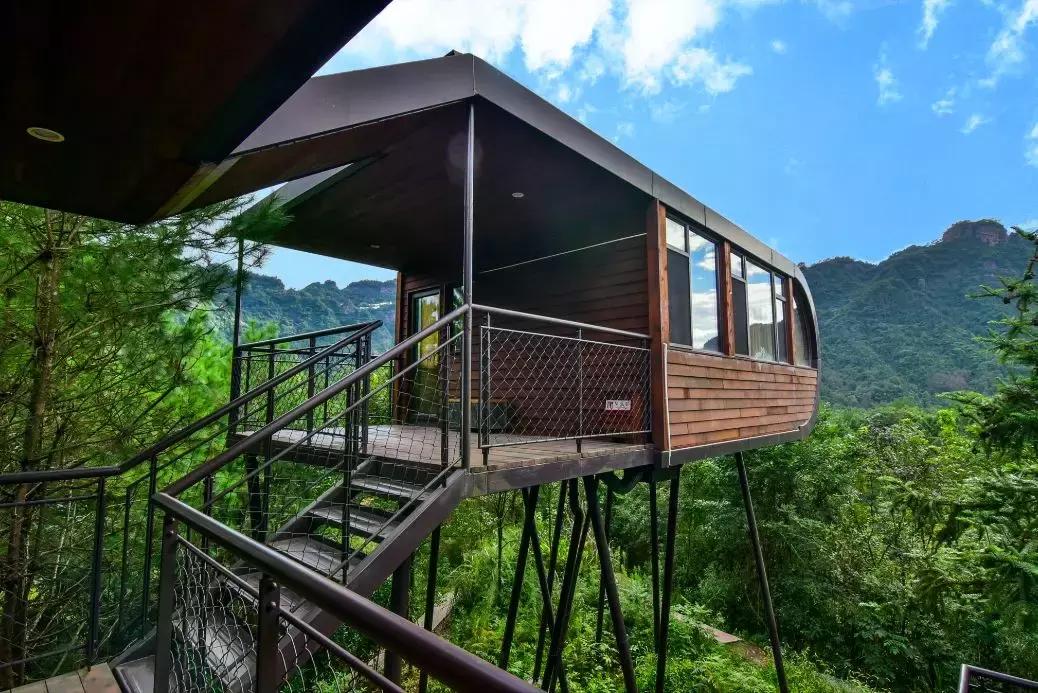 这片媲美京都的红叶之森只藏15栋梦幻树屋，杭州1.5h直达！