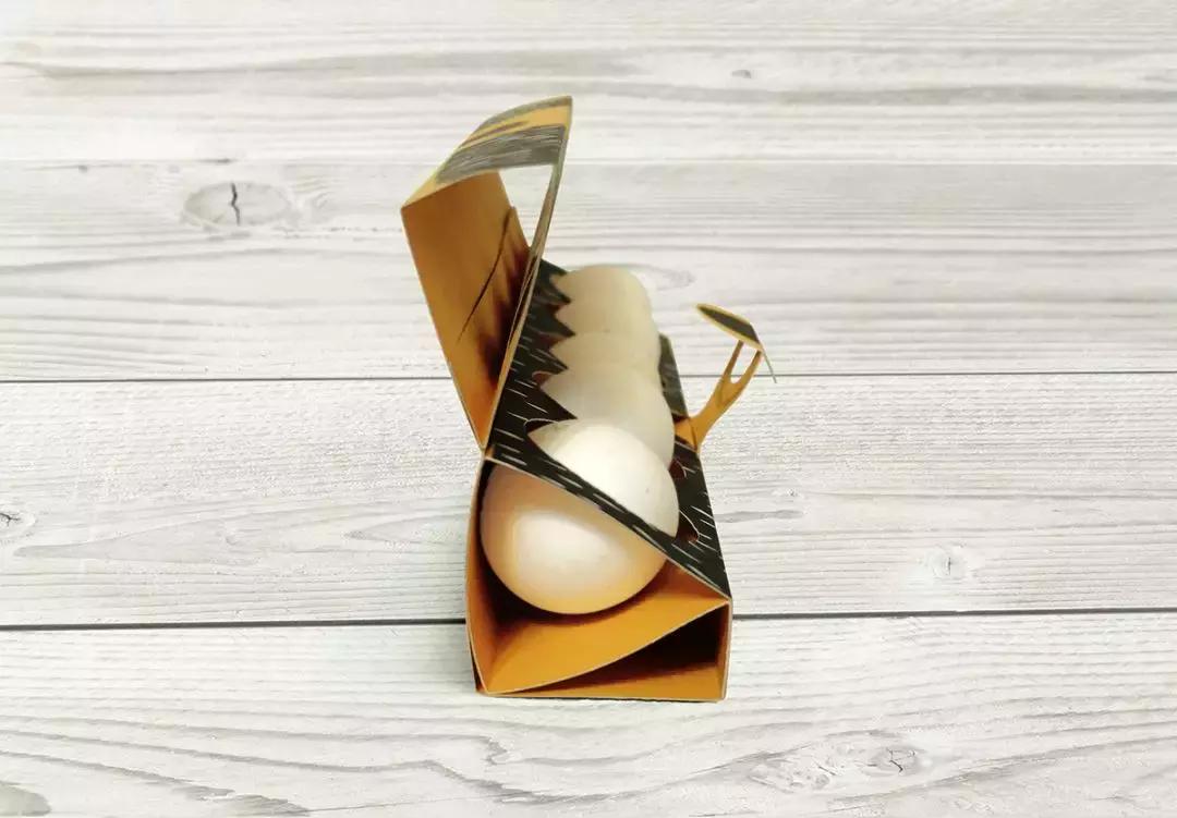 鸡蛋高级感的包装设计,国外创意独特的鸡蛋包装设计