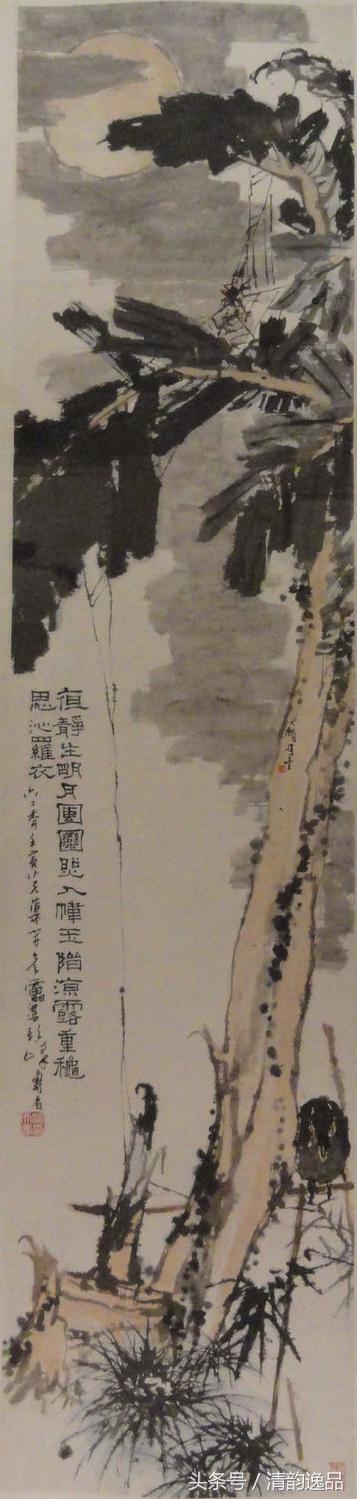 潘天寿花鸟真迹一百幅大赏,潘天寿山水画名作欣赏