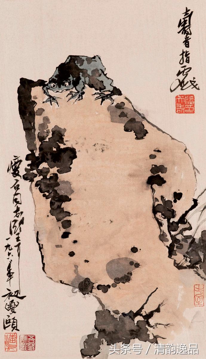 潘天寿花鸟真迹一百幅大赏,潘天寿山水画名作欣赏