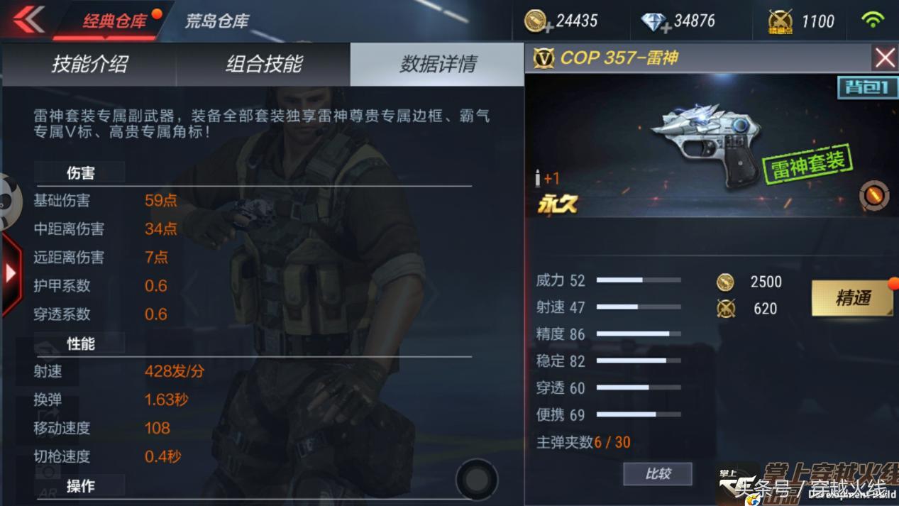 穿越火线cop357雷神怎么获得,cf手游雷神cop357怎么获得