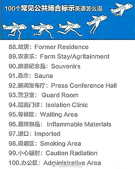公共场合的英语有哪些,最常用100个英语场景对话