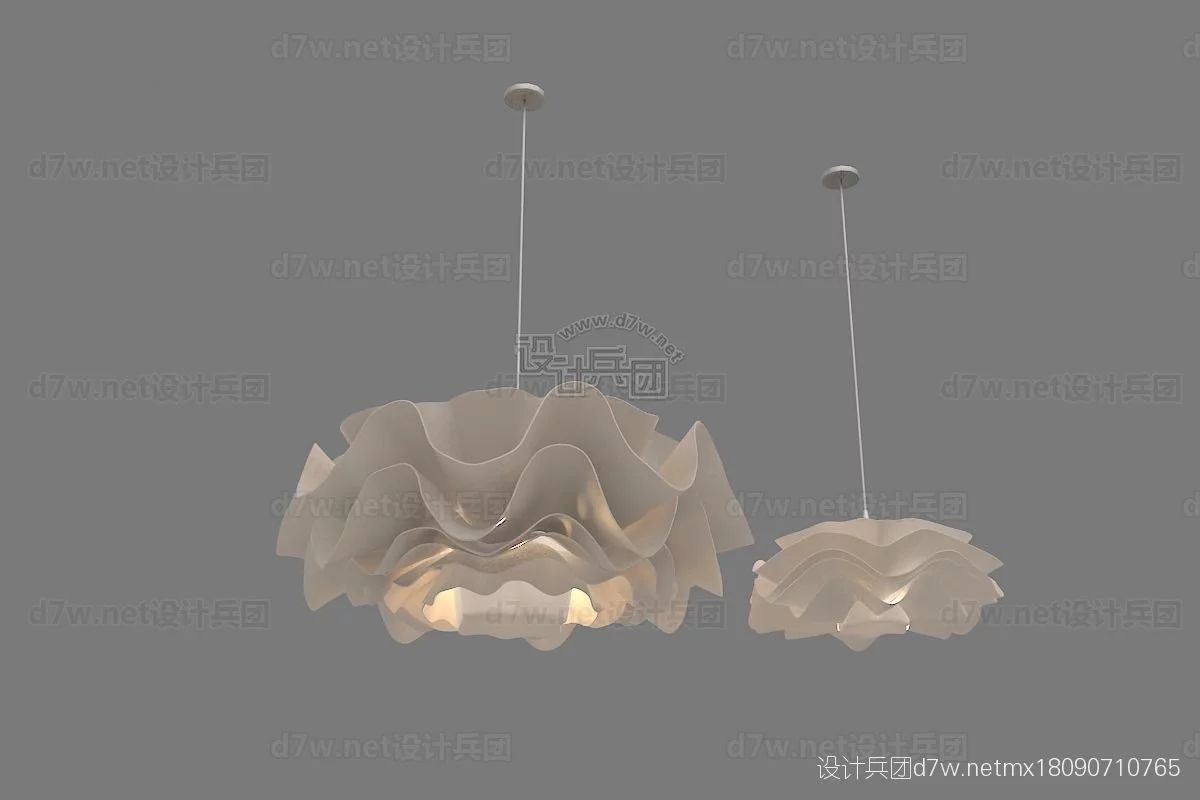 软装小吊灯,好看的现代吊灯3d模型