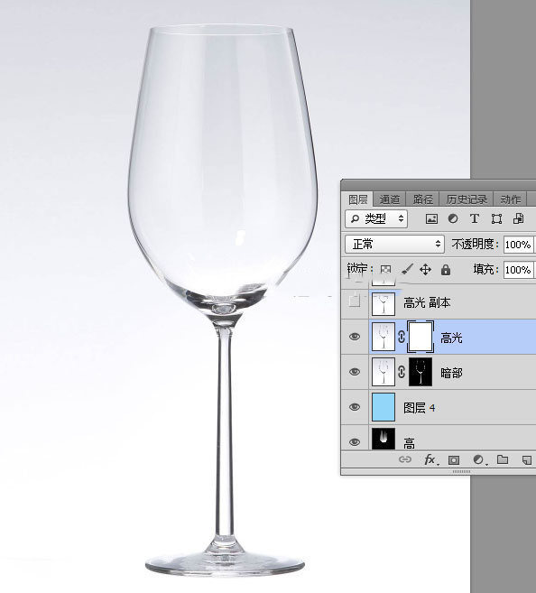 ps怎么给高脚杯里面加图片,ps技巧透明玻璃杯抠图实例教程