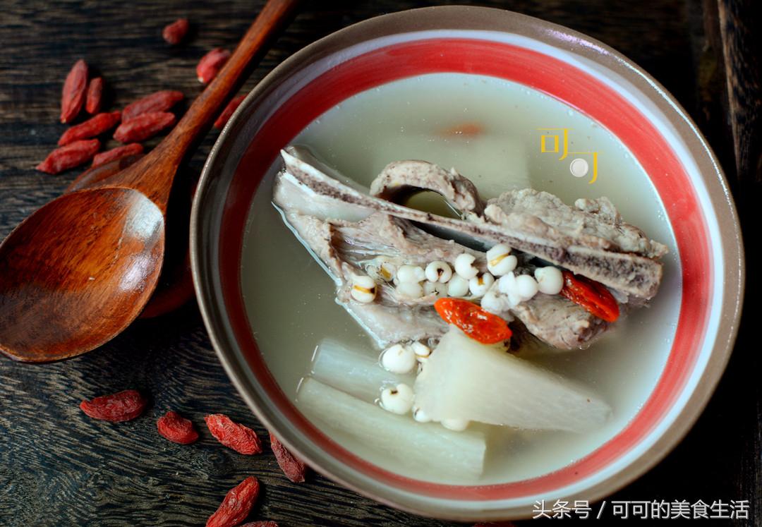 薏米山药猪骨汤做法和功效,猪骨薏米山药胡椒汤