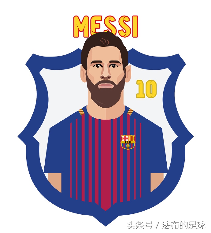 巴萨官方头像,巴萨元素的漫画头像
