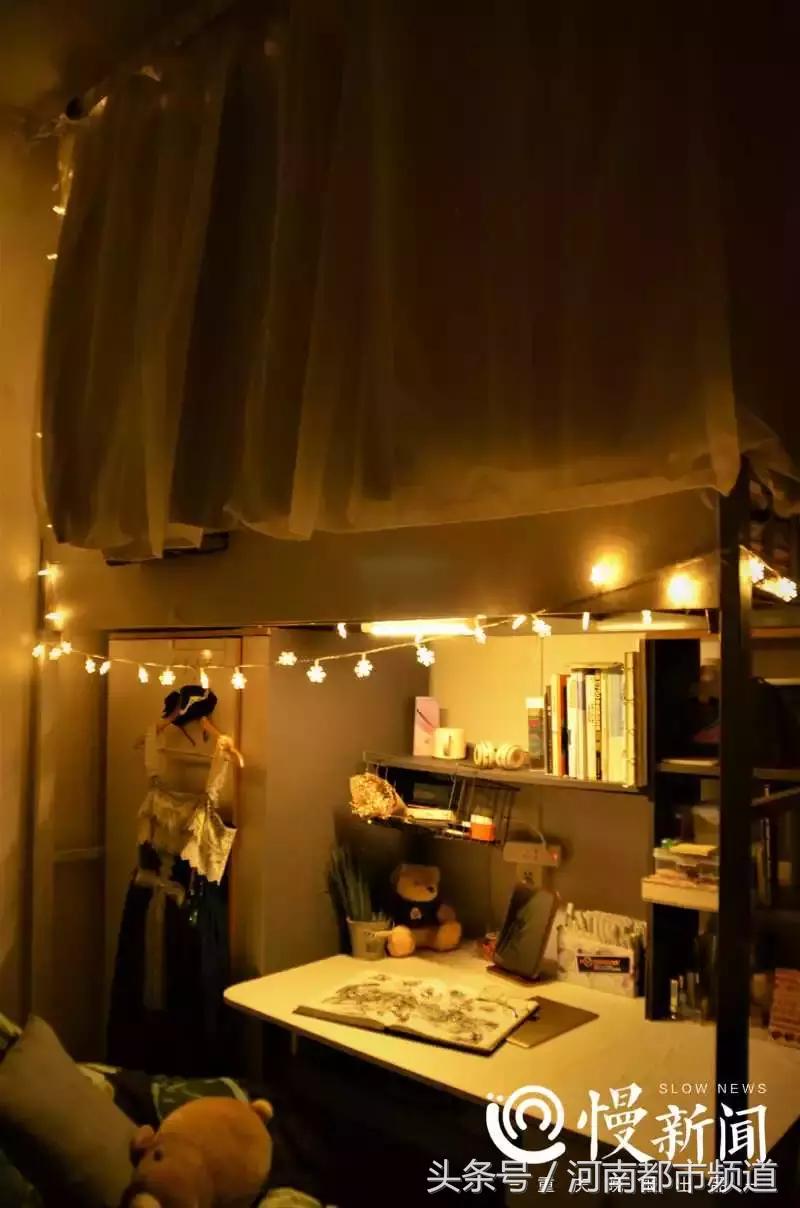 大学生宿舍下铺装扮,大学生宿舍装扮环保