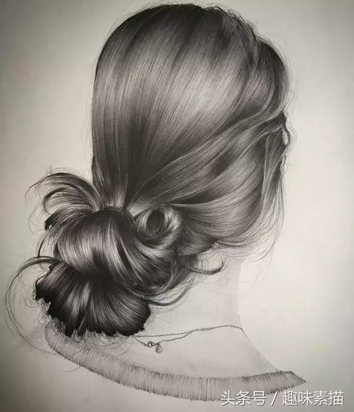 几招教你画头发,一分钟教你画头发