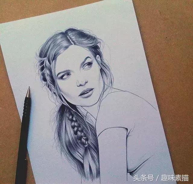 几招教你画头发,一分钟教你画头发