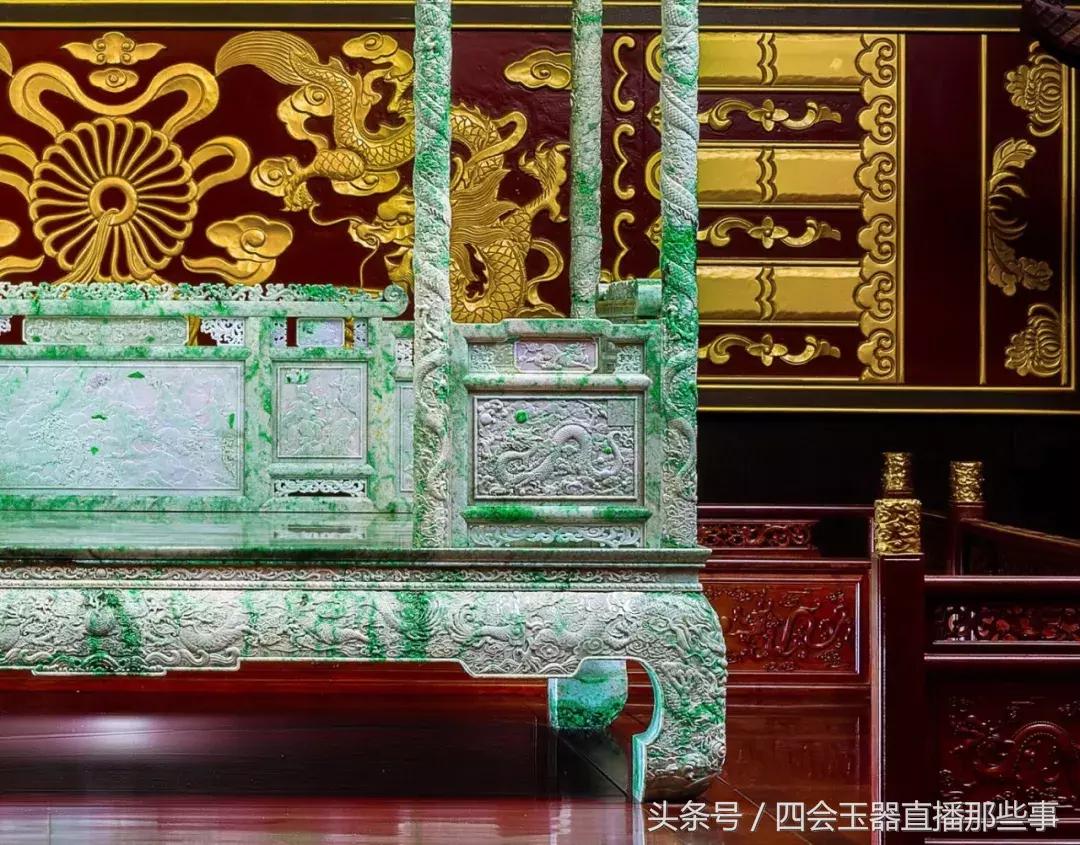 玉雕龙床,稀世珍品龙床