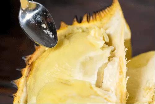 最好吃的烤榴莲肉,香格里拉古城炭烤榴莲