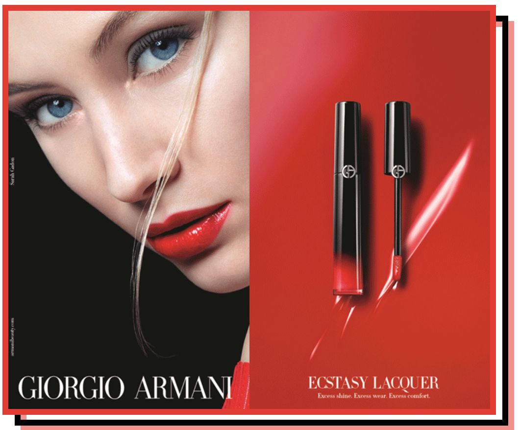 阿玛尼13水唇釉,阿玛尼四号色试色