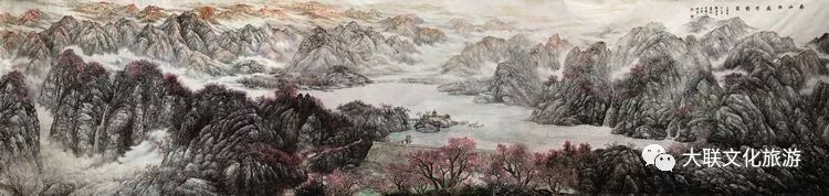 北派山水名家邀请展,荆山楚水山水作品欣赏