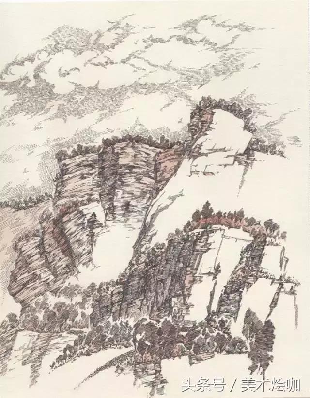 速写风景是什么课程,速写风景一点构图