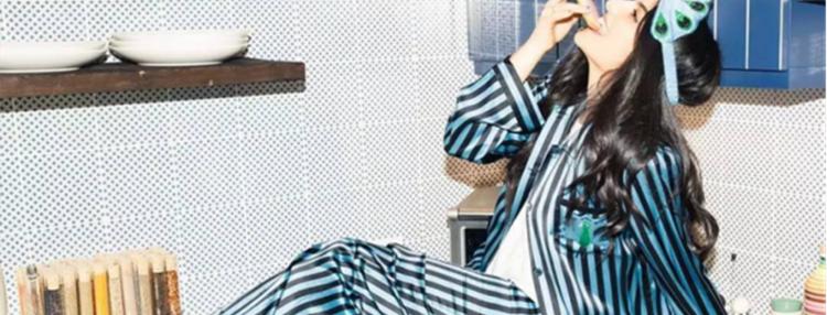 穿上好看睡衣,穿睡衣时髦