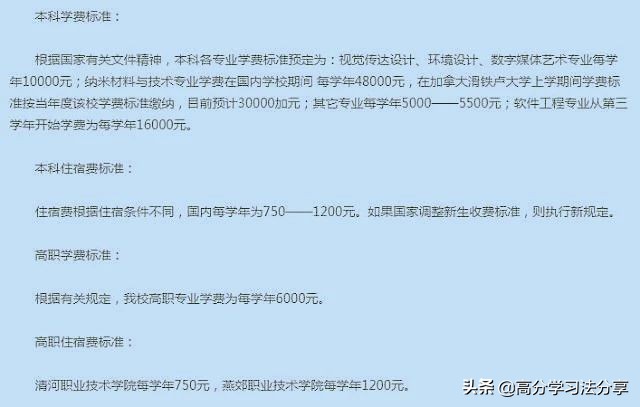 北京19所各类大学学费、住宿费收费标准盘点，你的大学是多少呢？