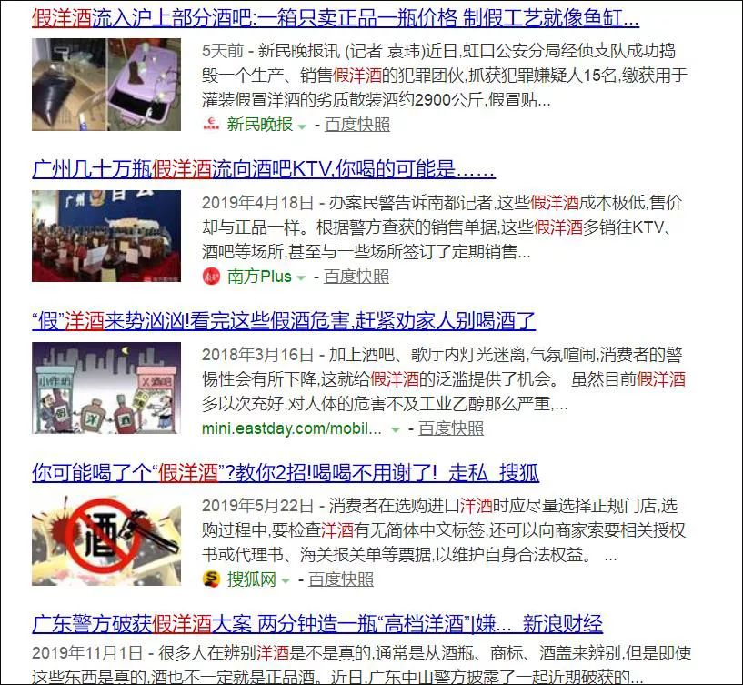 假洋酒成本有多低,假洋酒成本价格