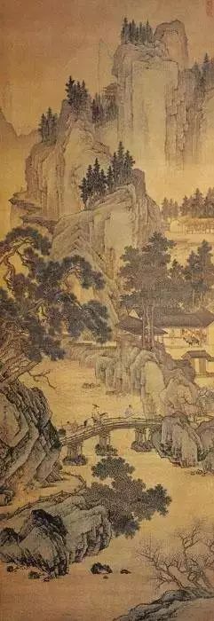 明代夏芷国画山水作品高清大图,明代100幅山水精品赏析第二辑