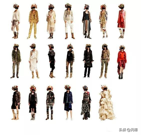 川久保玲时装秀经典款,川久保玲2017时装周