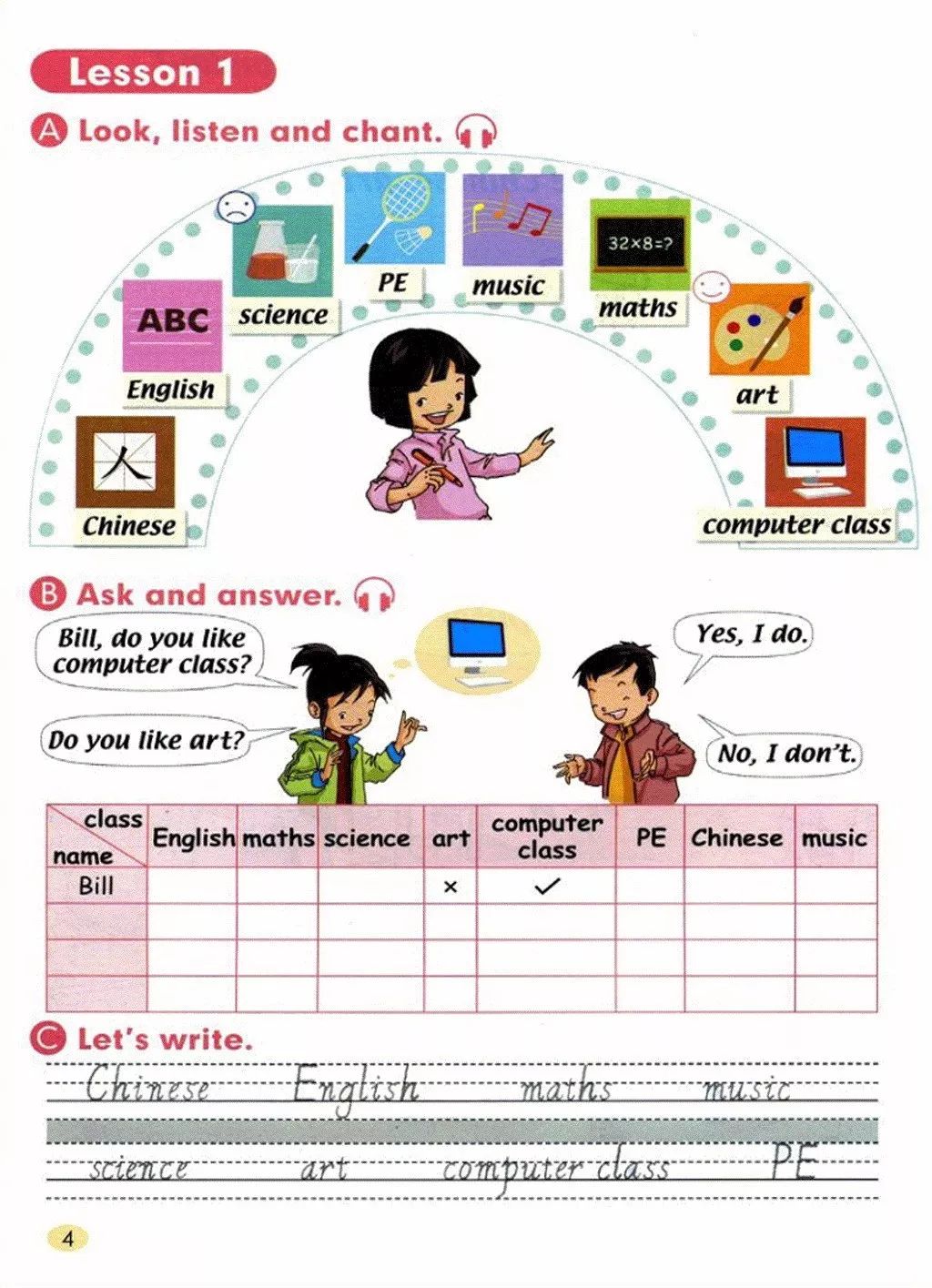 人教版英语三年级起点电子教材,小学英语三年级下册unit3电子教材