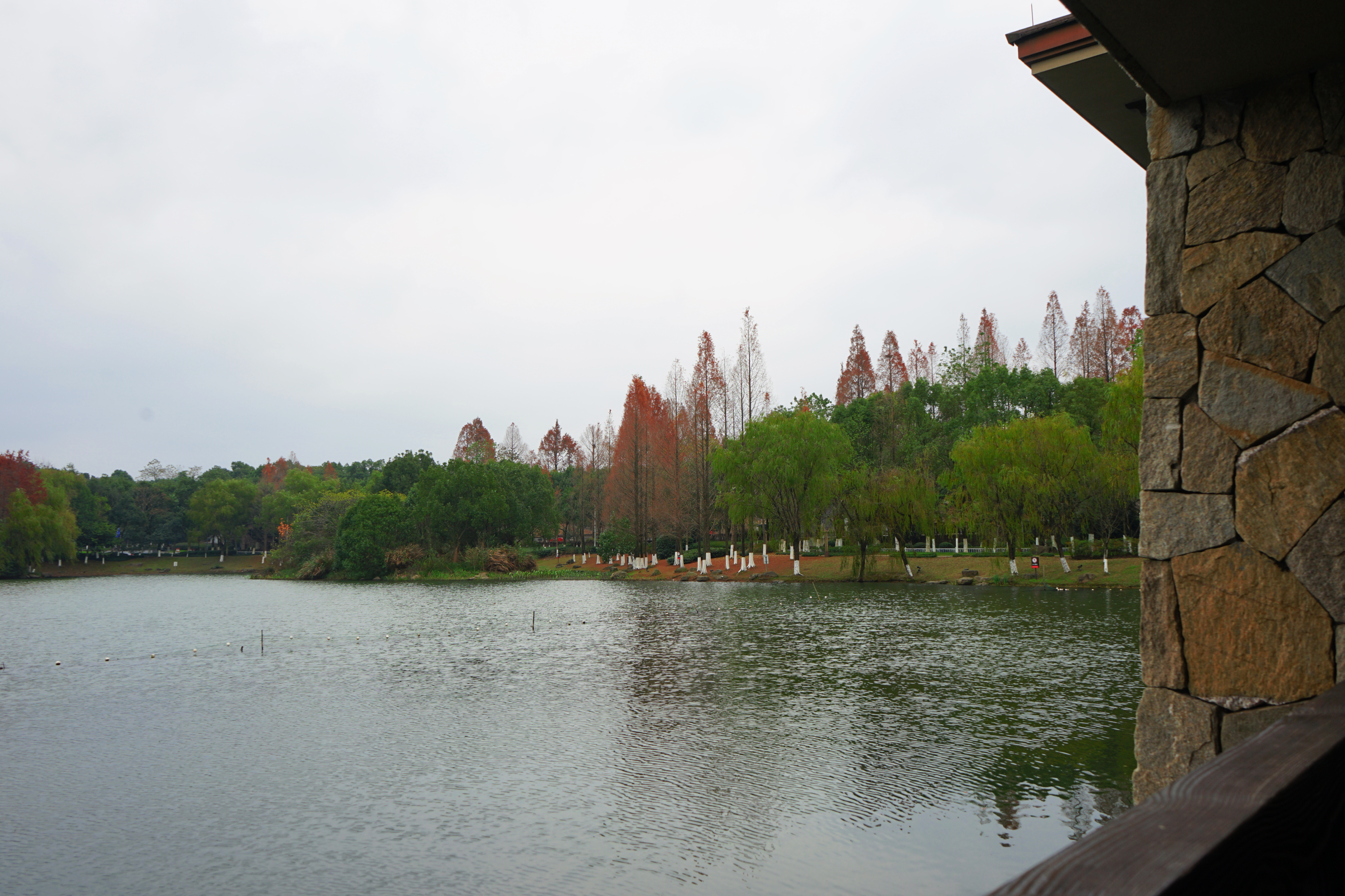 良渚君澜双人温泉,冬日暖阳泡温泉