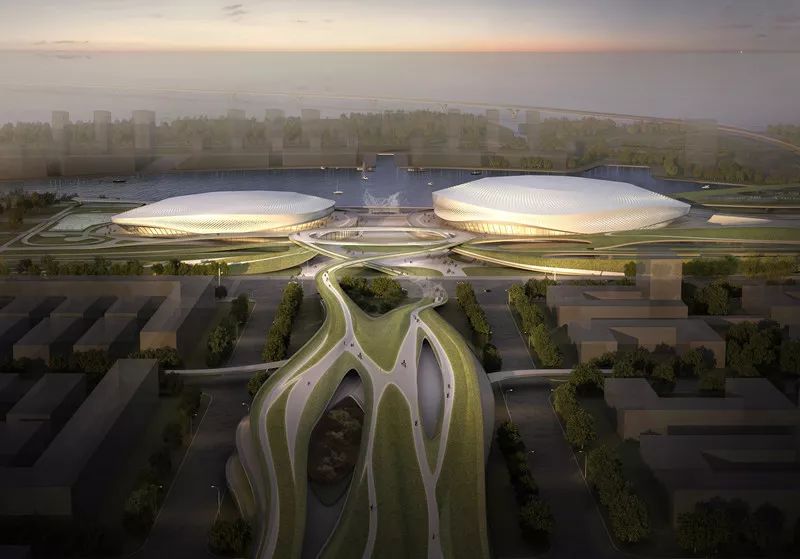 晋江地标性建筑亮相,晋江滨江商务区再添高楼