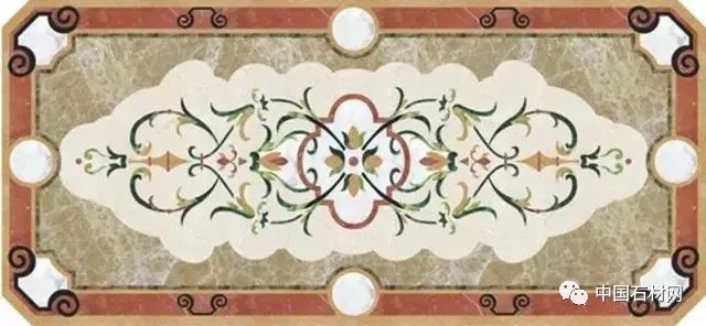 卫生间花洒水刀拼花效果图,高清水刀拼花图片