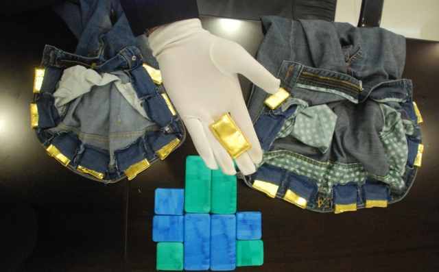 藏金银首饰的方法,人体藏金子