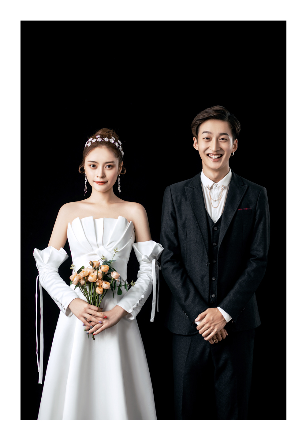 拍摄婚纱照选衣服技巧,拍婚纱照选服装的技巧