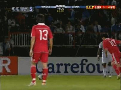 中国1-0法国阵容,中国1:3法国