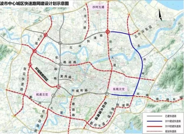 宁波东进主战场—东外环与绕城高速之间需要花费半个世纪来打造！