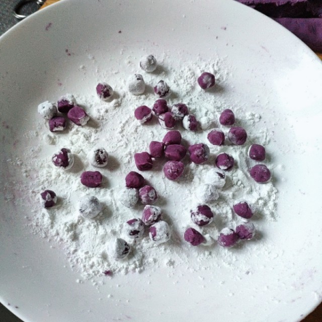 紫薯芋圆的做法，你一学就会