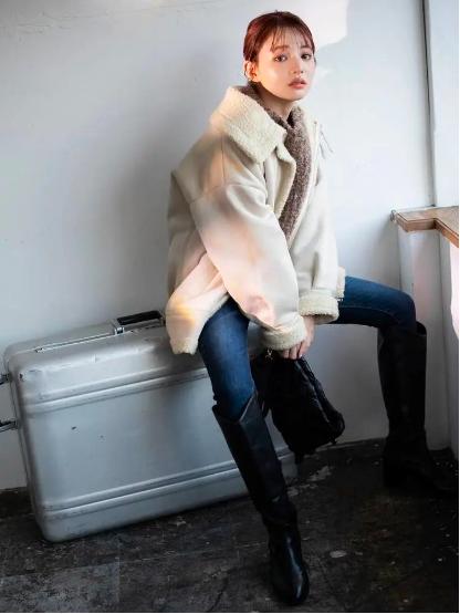 试试这3件保暖还显身材的外套,这几件外套小个子穿更好看