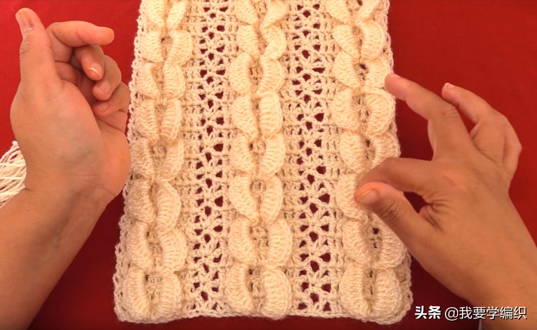 特别难的花样围巾教程,围巾手工教程竖纹