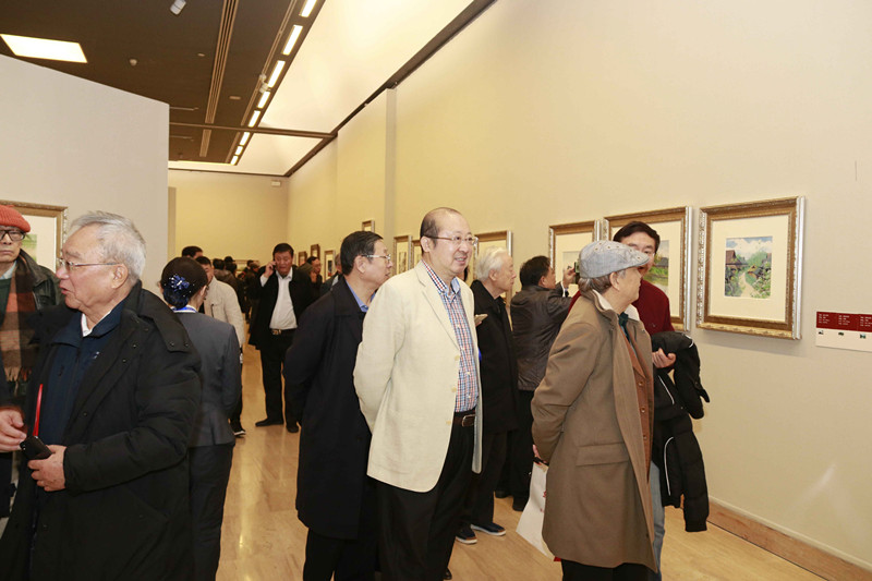 “东方红•中国情——孟宪成艺术展”亮相中国美术馆