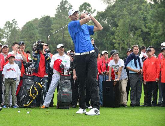 宁泽涛室内高尔夫,宁泽涛参加高尔夫中国公开赛