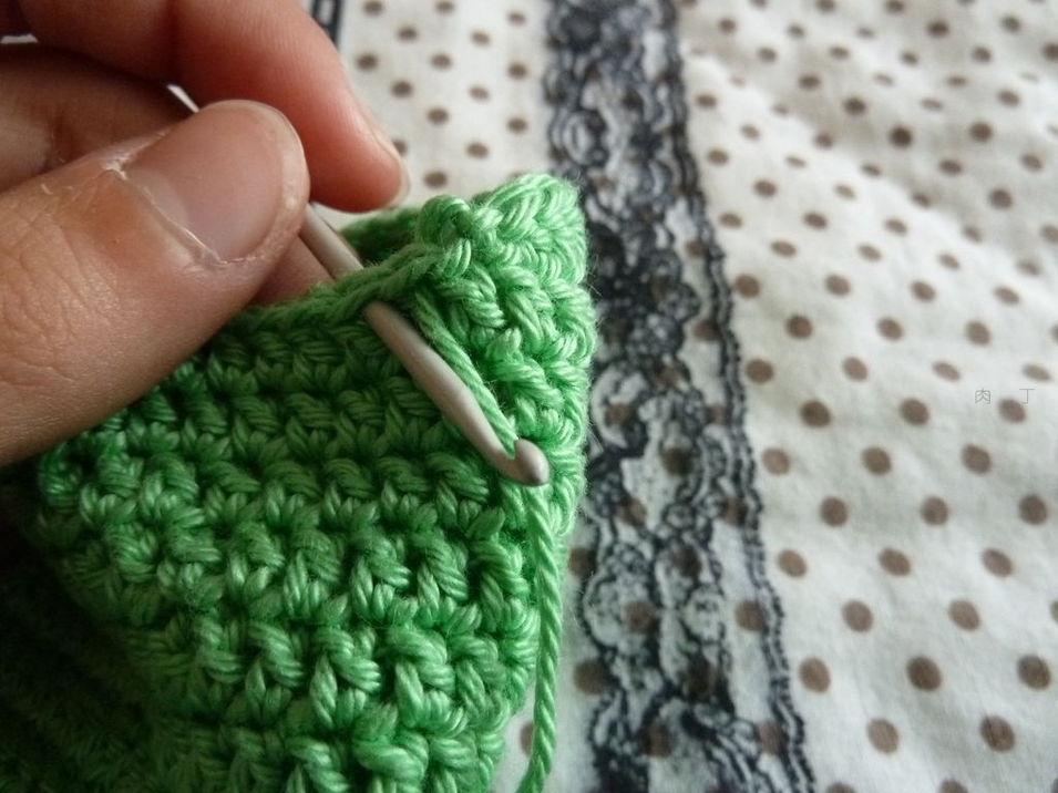 钩织护指套教程,半指分指手套钩织教程