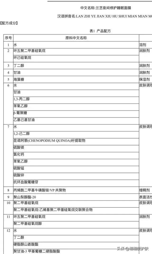 韩国兰芝睡眠面膜好用吗,韩国兰芝睡眠面膜100ml