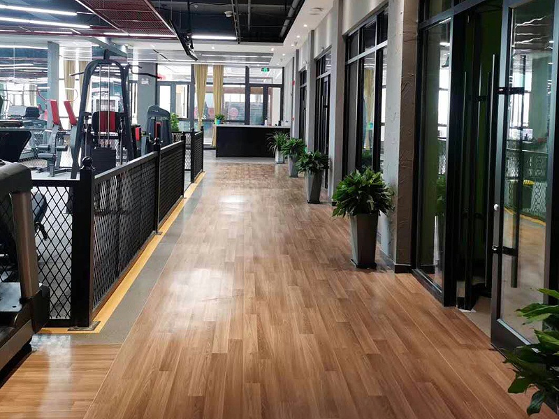 盖亚健身养生馆,健身房运动地板分类