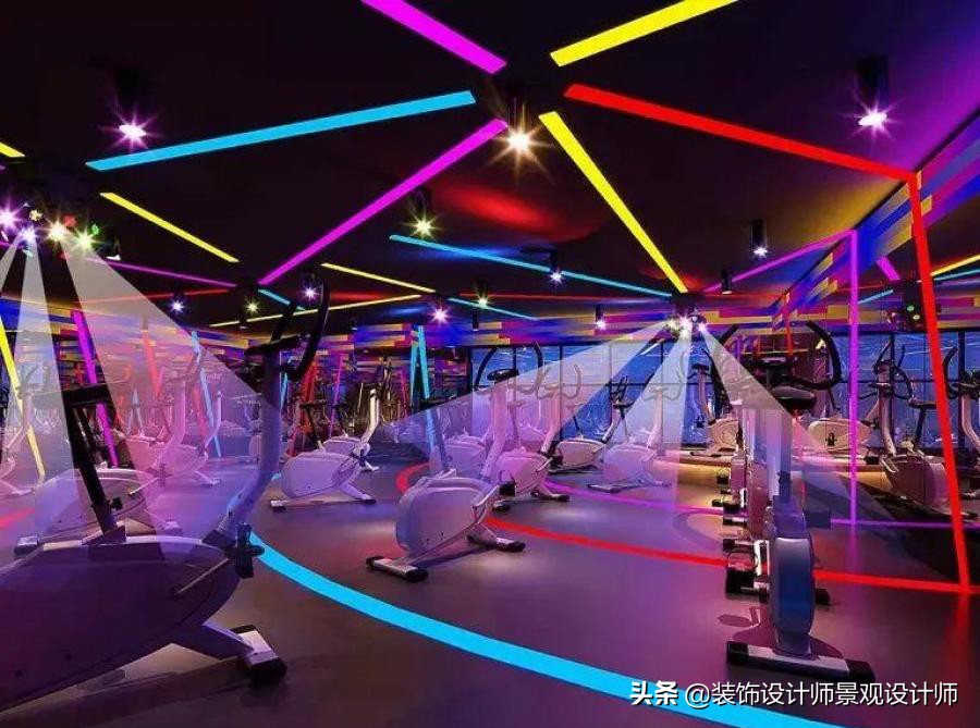 公司健身房设计效果图,书房健身房二合一设计效果图