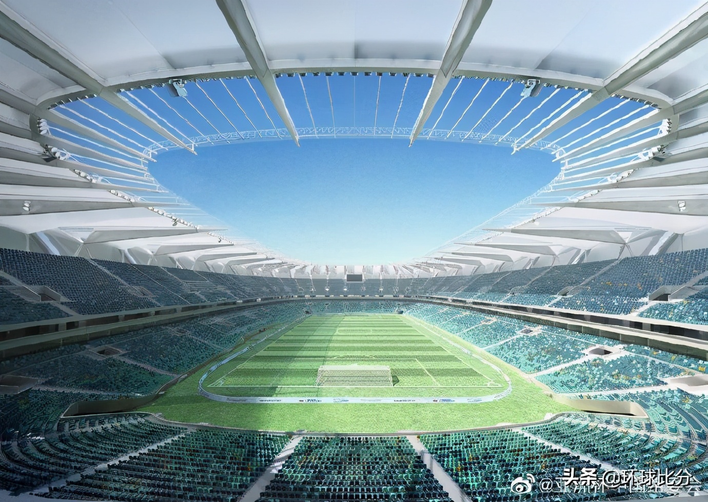 昆山专业足球场效果图,凤凰山足球场设计效果图