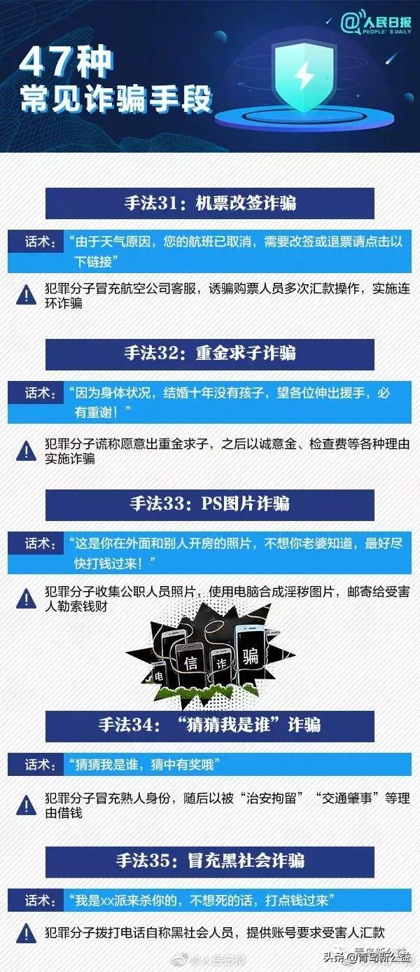 常见6大诈骗手法,揭发当前常见高发的几种诈骗手法