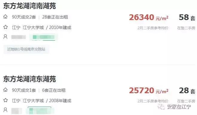 成交价破3.2万/㎡！新房断货！江宁这里二手房快高攀不起了