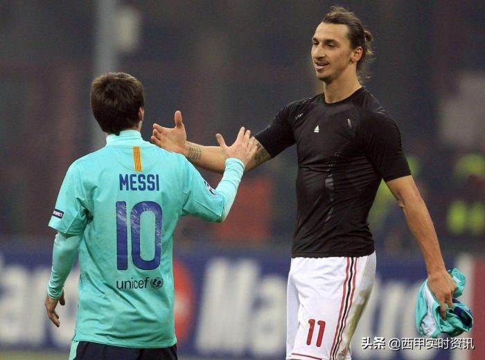 伊布离开巴萨评价梅西,伊布评价梅西视频道歉