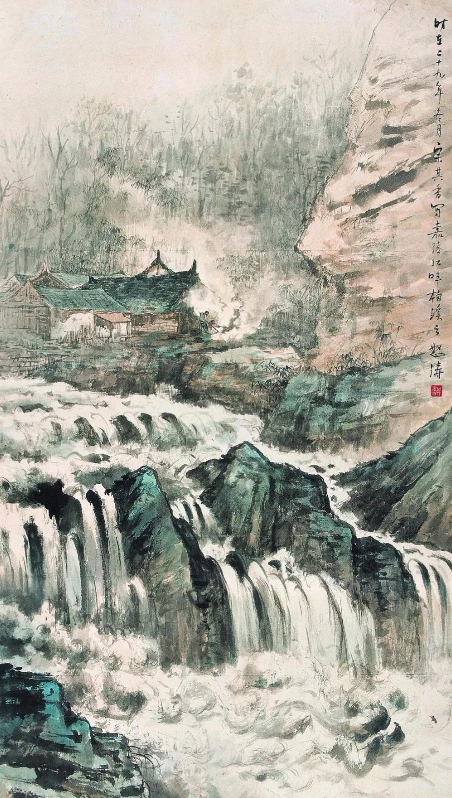 水墨画夜景欣赏,画夜景最好的中国画