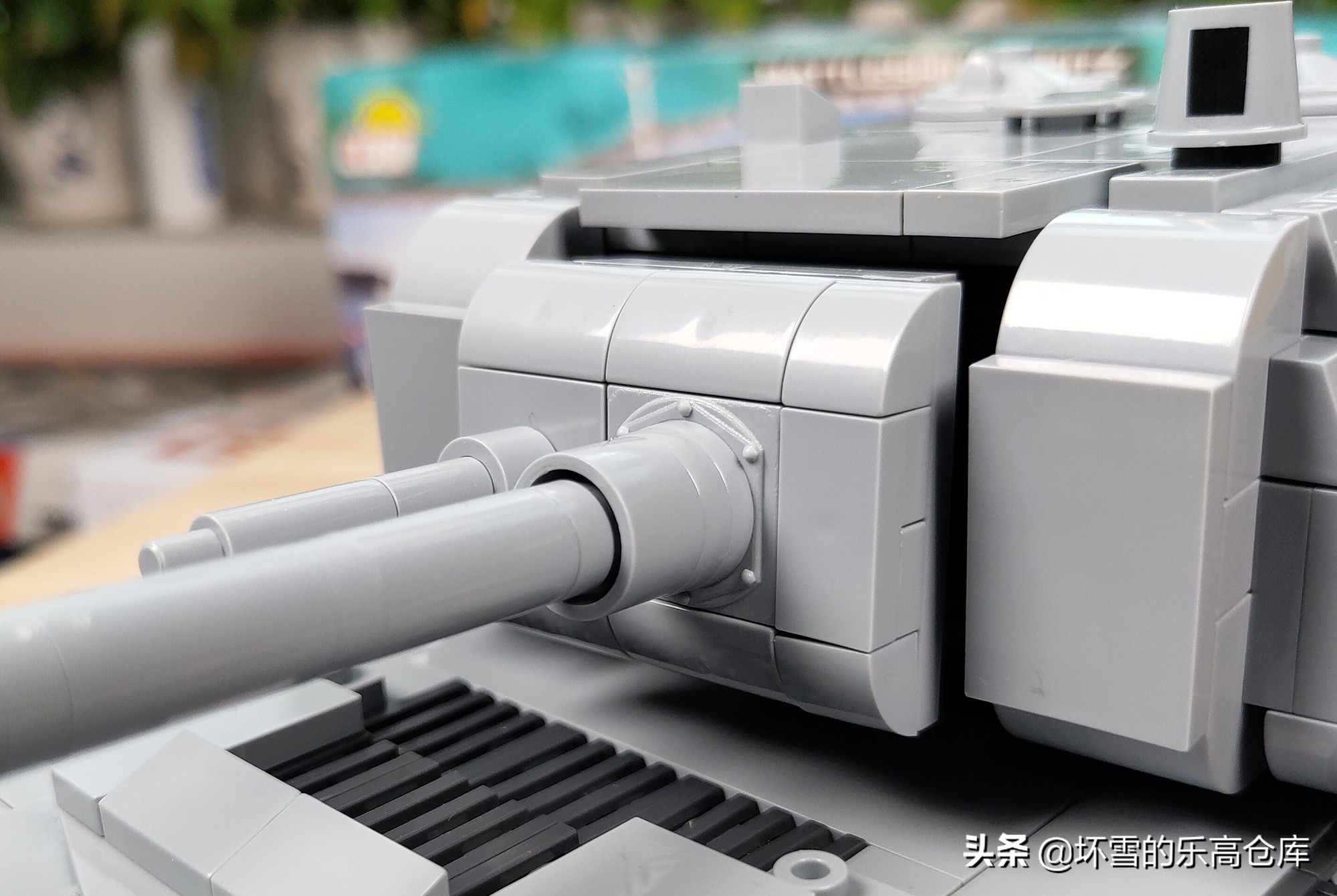 cobi积木英国超重型坦克拼装过程,cobi鼠式积木坦克