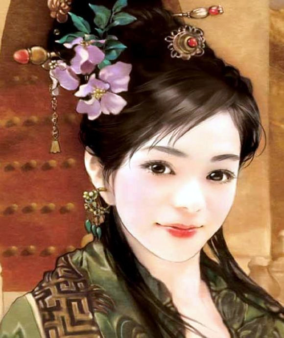 红颜如玉---德珍彩绘经典美女画