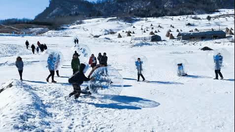 抚松玩雪的地方,前方高能下雪