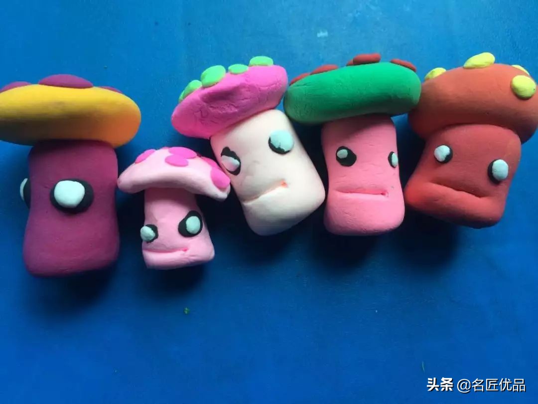 蘑菇亲子游乐场,手工制作幼儿园简单手工蘑菇